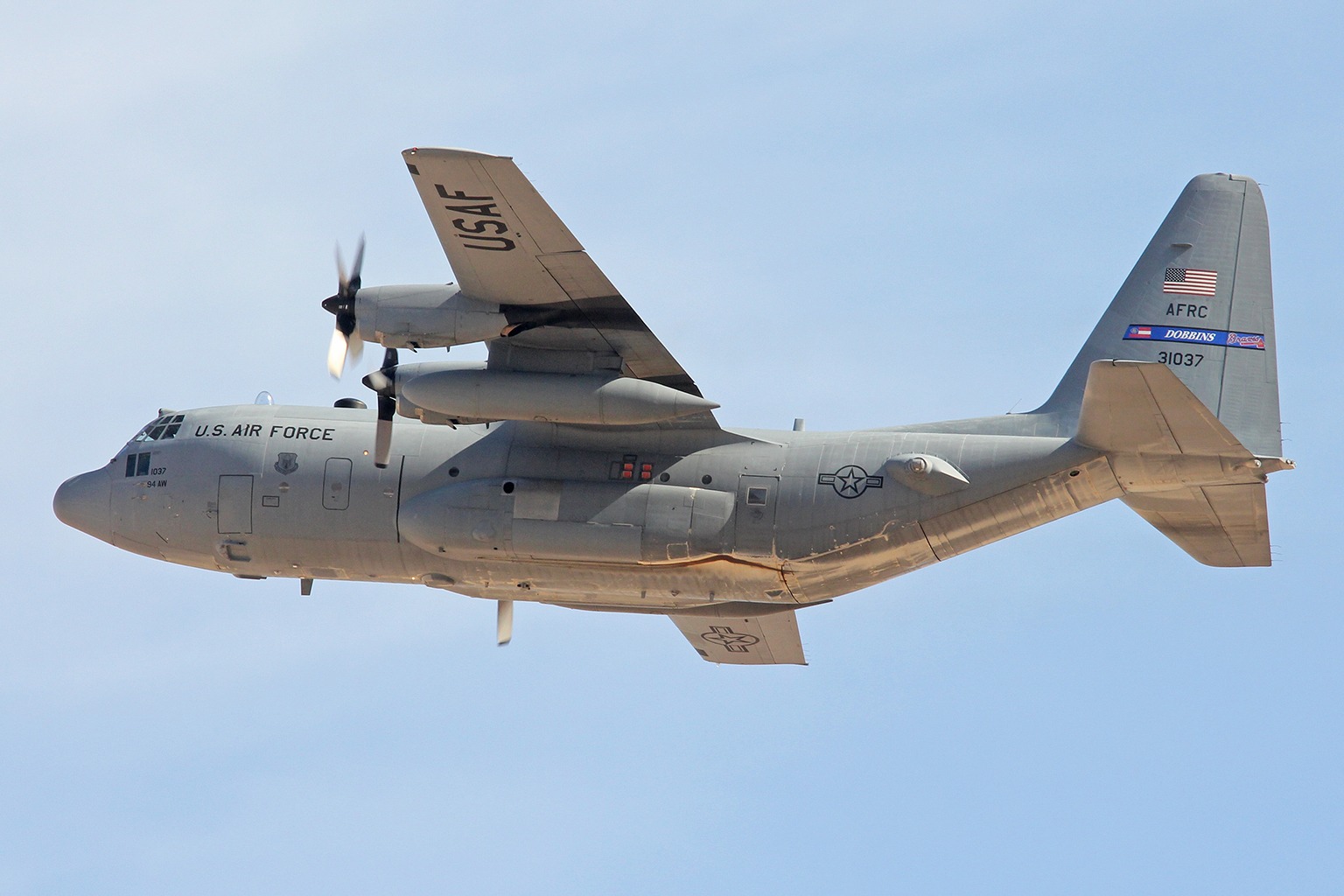 Dobbins c-130 in flight resized